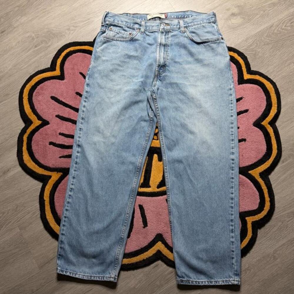 Vintage Y2K Levi’s 550 Relaxed Fit Straight Leg Denim Jeans 38x30 Blue
